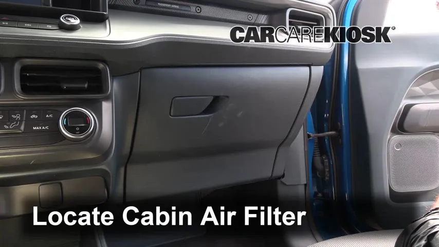 2022 Ford Maverick XL 2.0L 4 Cyl. Turbo Filtro de aire (interior)